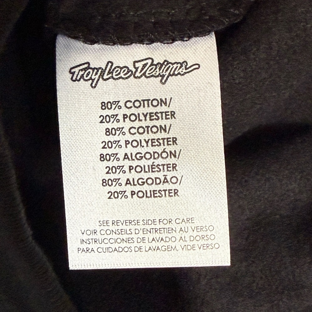 New With Tags Troy Lee Designs Tld Black Hoodie Racing Motocross Boy’s Medium — image 5 of 6